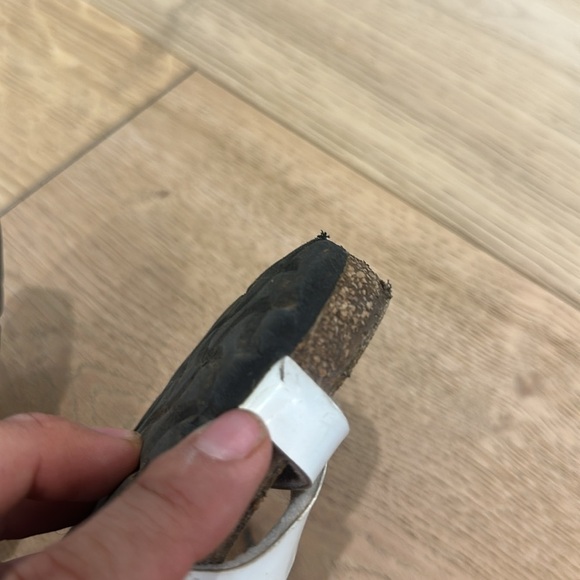 🌻Birkenstock Yara White Patent Leather Sandals size 5 eu 36 - Picture 8 of 8